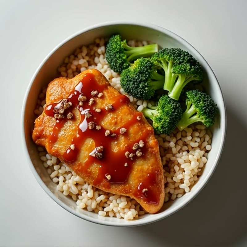 Sticky Ginger-Garlic Teriyaki Chicken Bowl