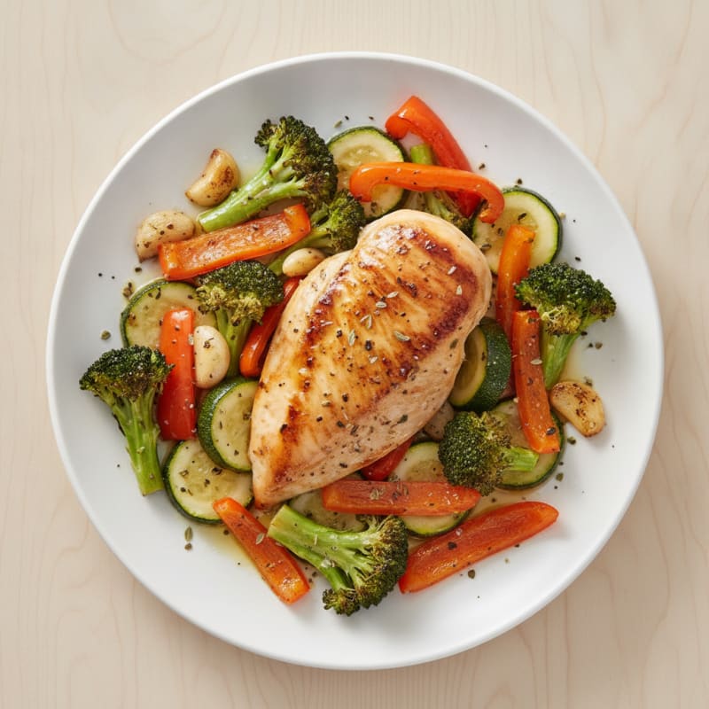 Sheet Pan Lemon Herb Chicken and Veggies
