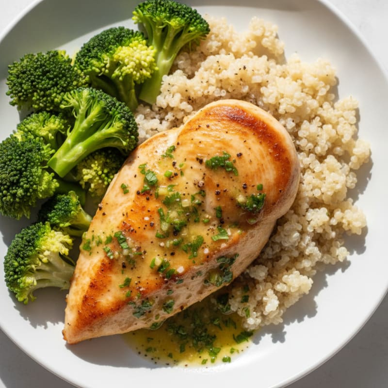 Pan-Seared Chicken with Herb Sauce