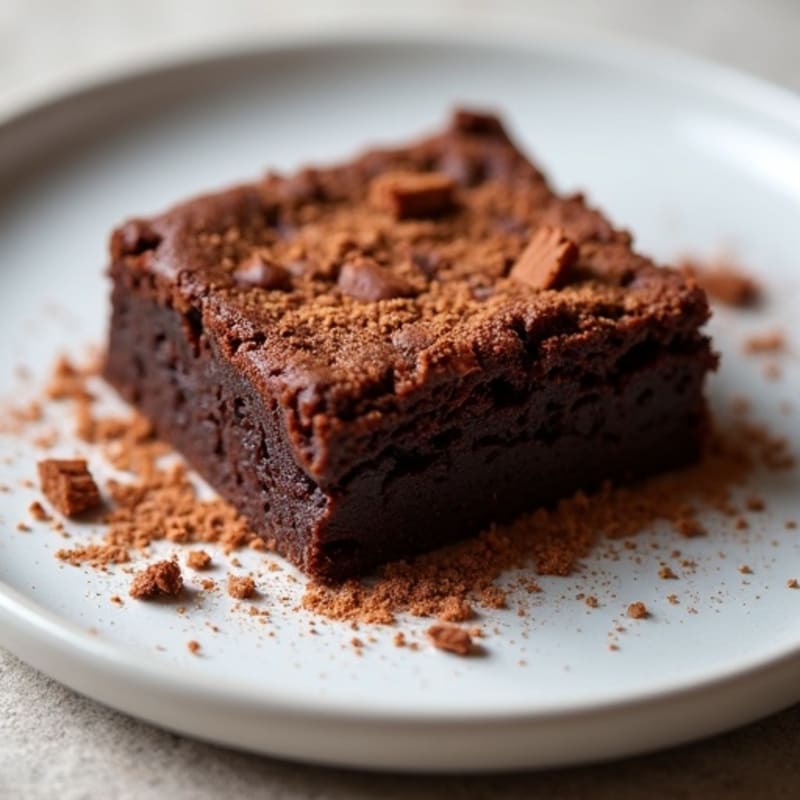 Protein-Rich Dark Chocolate Sweet Potato Brownies