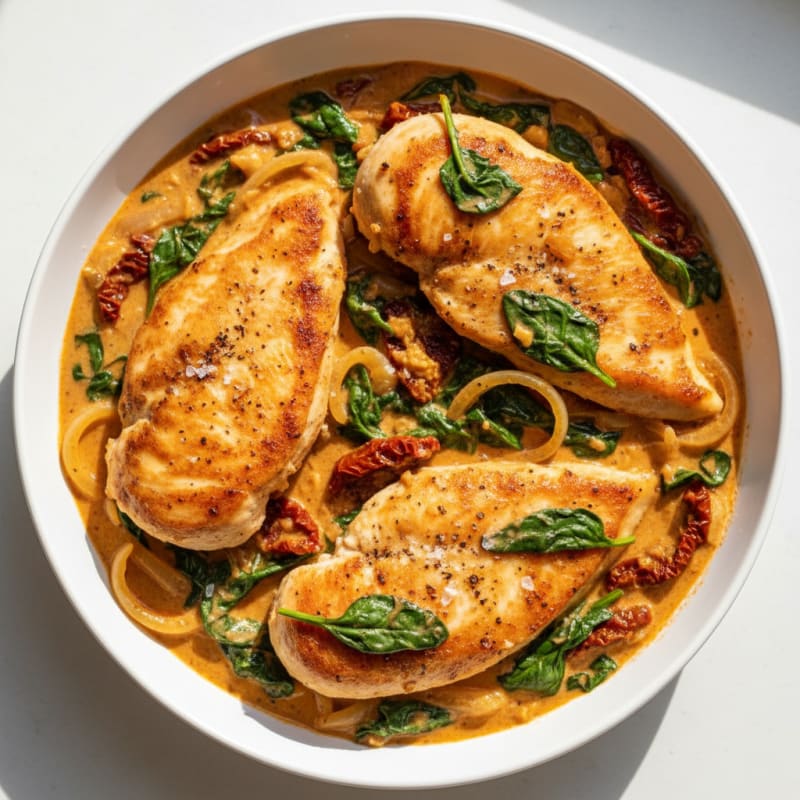 Creamy Tuscan Chicken Skillet