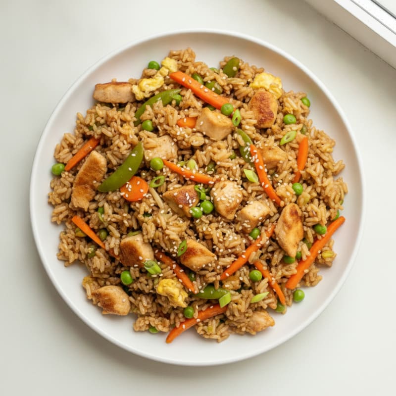 Chicken Fried Rice with Vegetables