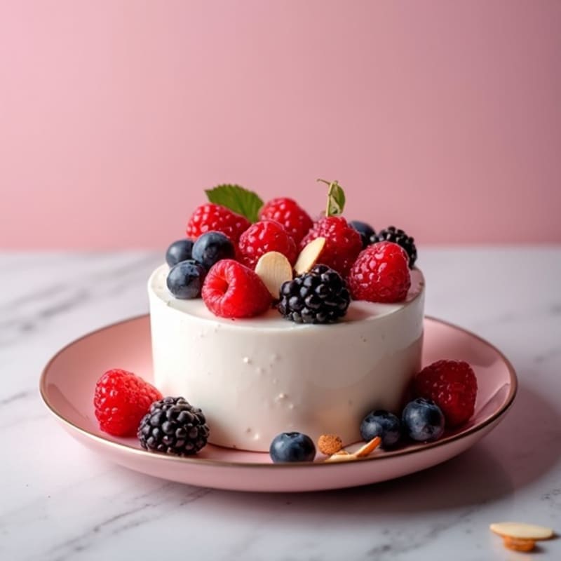 Silky Protein Greek Yogurt with Mixed Berries