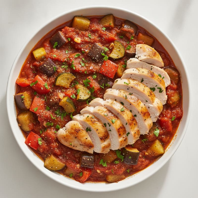 Roasted Vegetable Ratatouille with Herbs