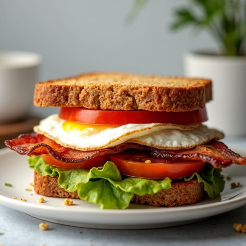 Crispy Bacon Avocado BLT Sandwich