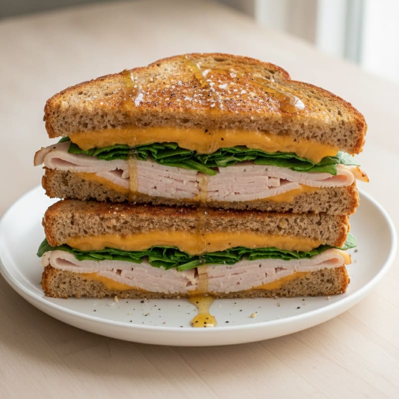 Triple-Decker Grilled Cheese
