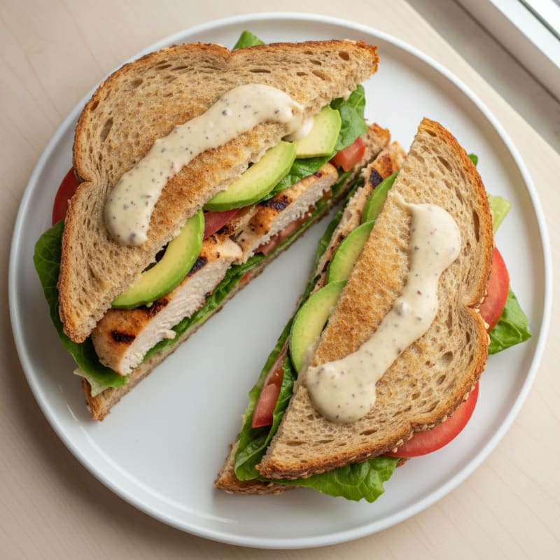 Grilled Chicken and Avocado Sandwich