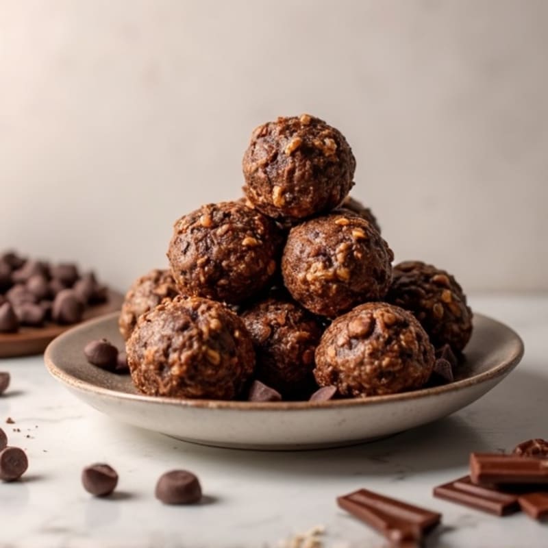 Dark Chocolate Protein Energy Bites