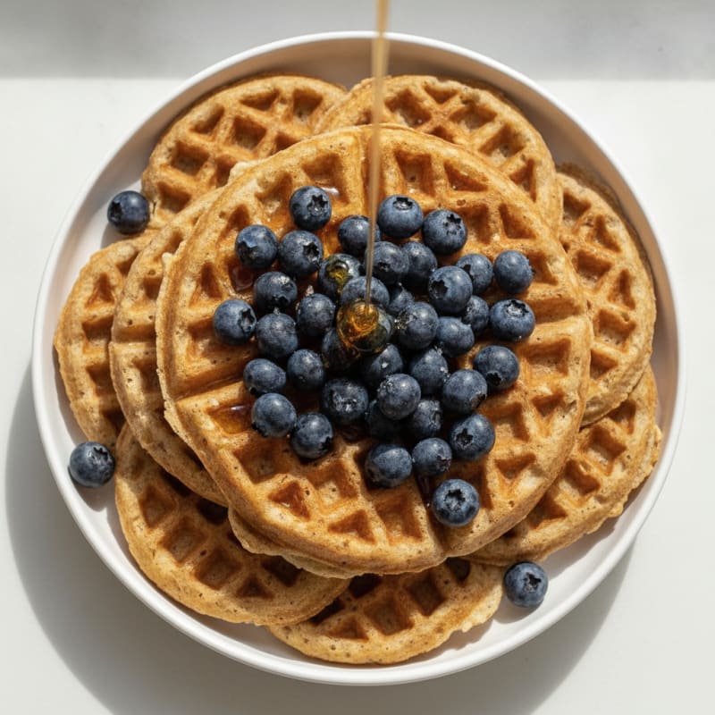 Classic Buttermilk Waffles with Berries