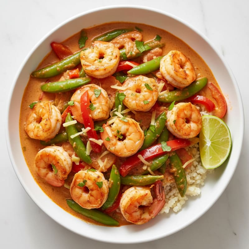 Shrimp and Vegetable Coconut Curry