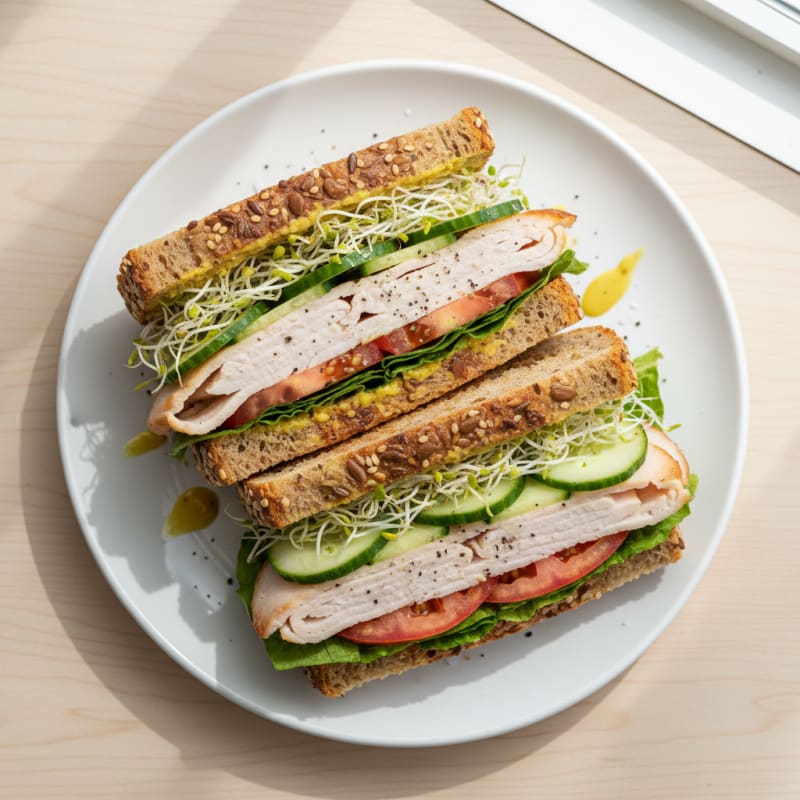 Classic Deli-Style Turkey Sandwich