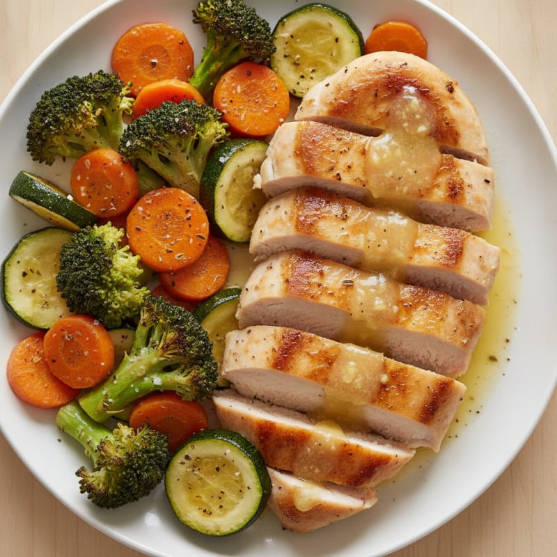 Lemon Herb Chicken with Roasted Vegetables