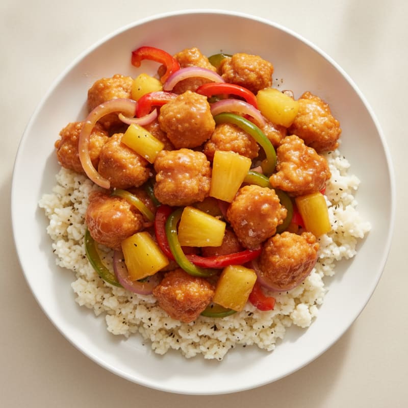Sweet and Sour Chicken with Pineapple