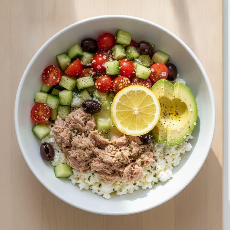 Savory Cottage Cheese Protein Bowl