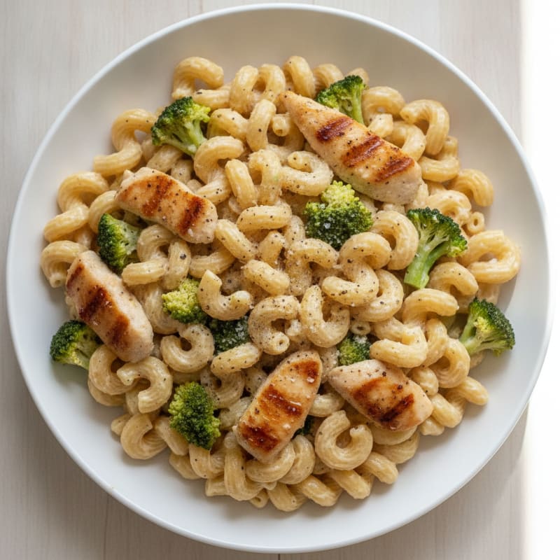 Clean-Eating Chicken and Broccoli Alfredo