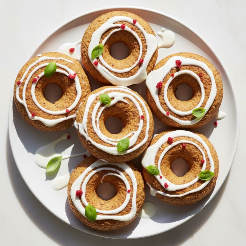 Baked Protein Donuts with Greek Yogurt Glaze