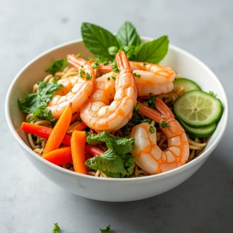 Fresh Shrimp Spring Roll Bowl