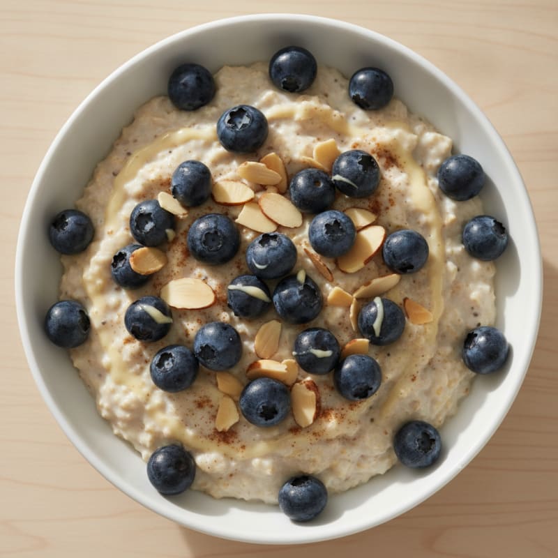 Blueberry Almond Overnight Oats