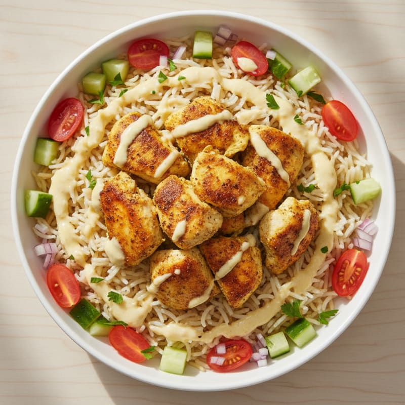 Chicken Shawarma Rice Bowl