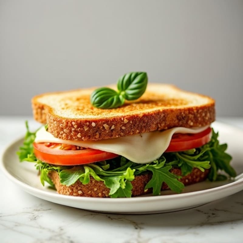 Fresh Mozzarella Pesto Grilled Sandwich