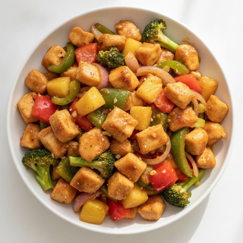 Sweet and Sour Chicken Stir-Fry