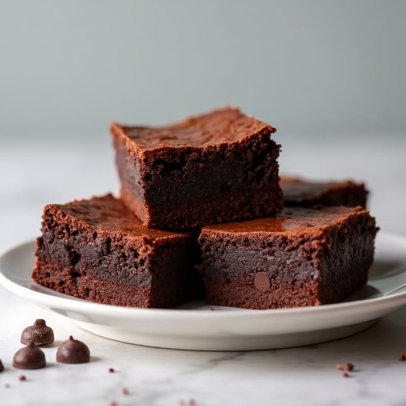 Protein-Rich Dark Chocolate Sweet Potato Brownies