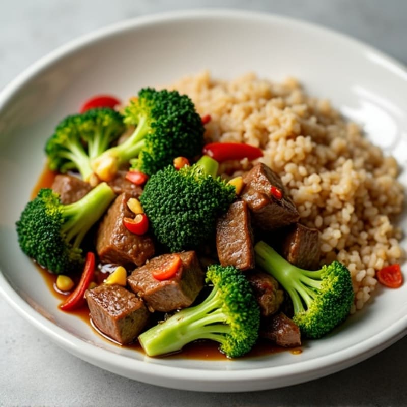 Garlic Ginger Beef and Broccoli Stir-Fry