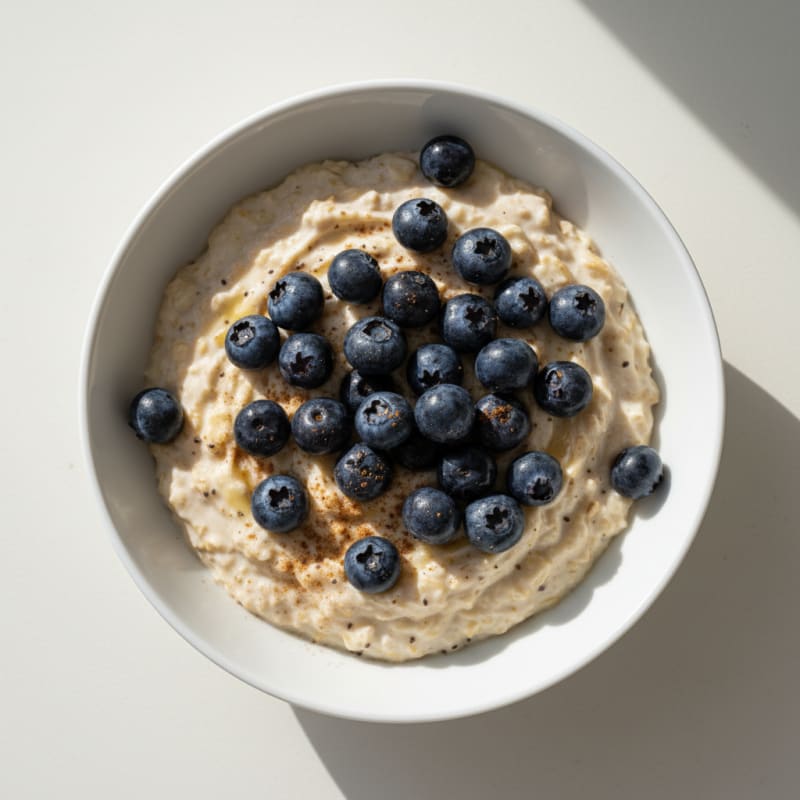 Creamy Vanilla Protein Overnight Oats