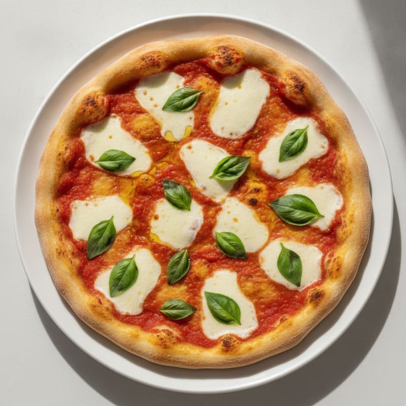 Classic Margherita Pizza with Fresh Basil