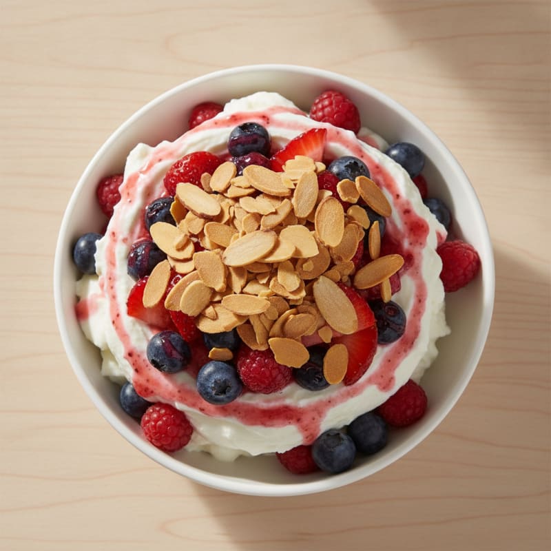 Creamy Greek Yogurt Protein Parfait with Mixed Berries