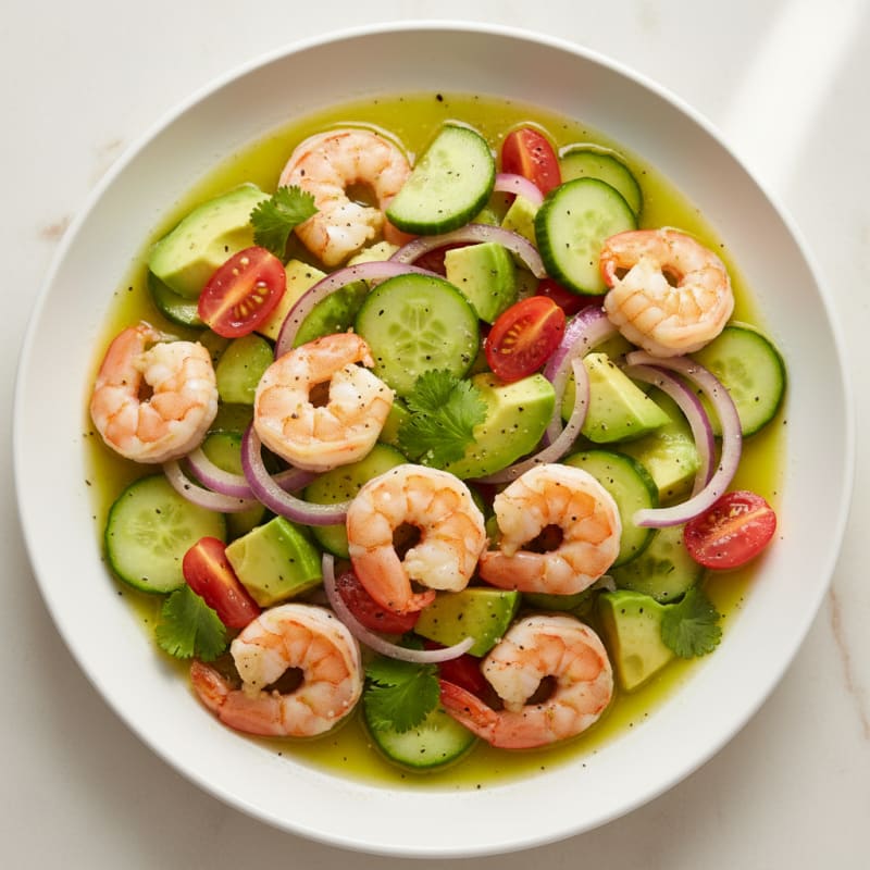 Zesty Chili-Lime Shrimp Ceviche with Avocado