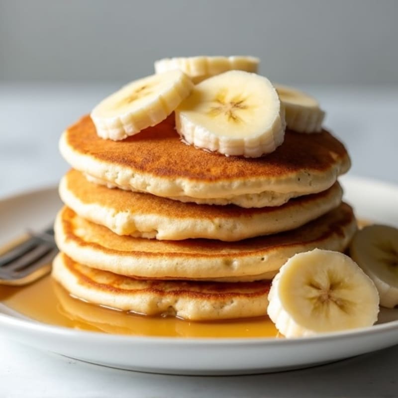 Fluffy Protein Banana Cottage Cheese Pancakes
