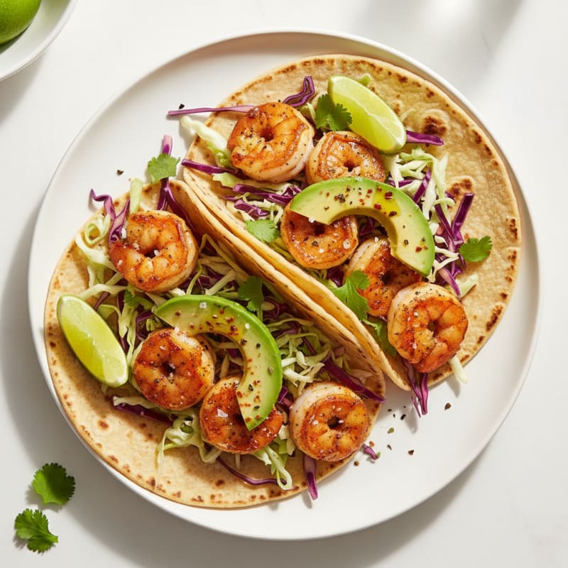 Smoky Chili-Lime Shrimp Tacos