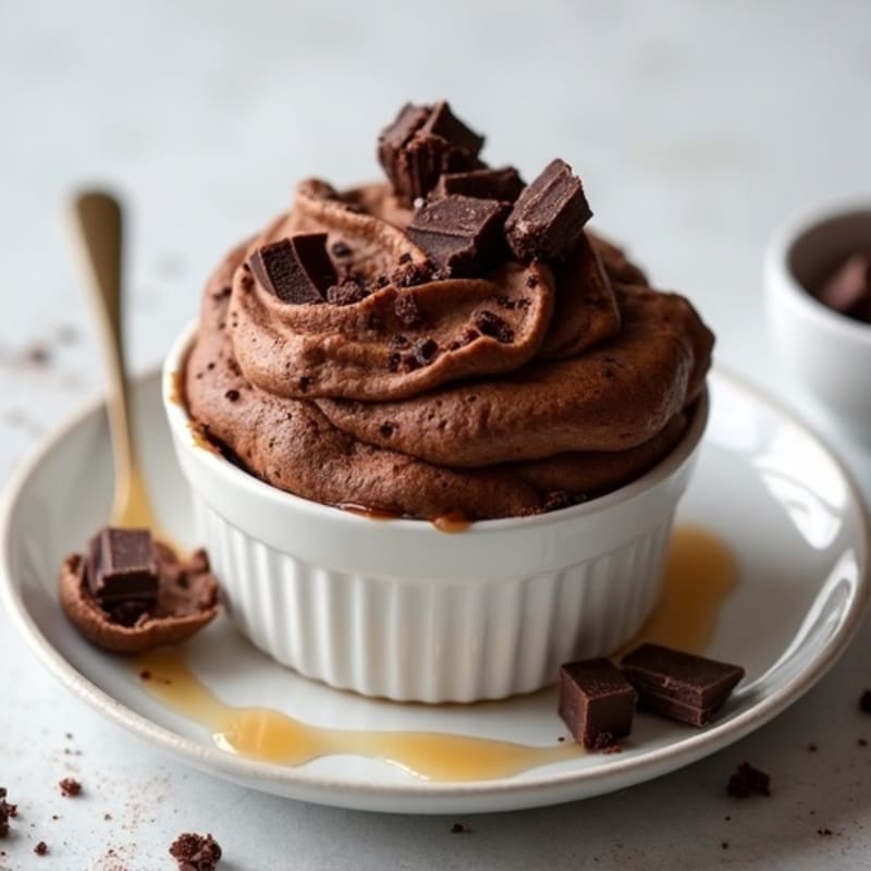Dark Chocolate Protein Soufflé