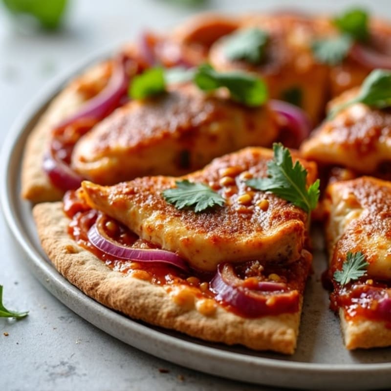 Crispy BBQ Chicken Flatbread Pizza