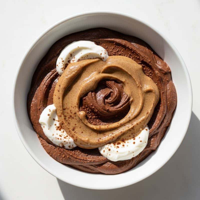 Silky Chocolate Protein Pudding with Greek Yogurt