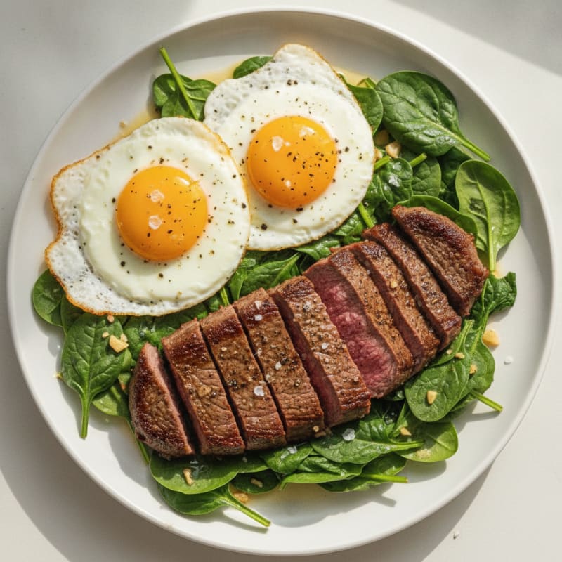 Pan-Seared Steak and Eggs