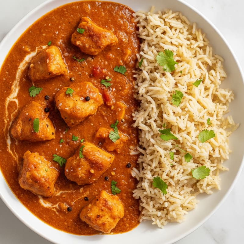 Spiced Butter Chicken with Basmati Rice