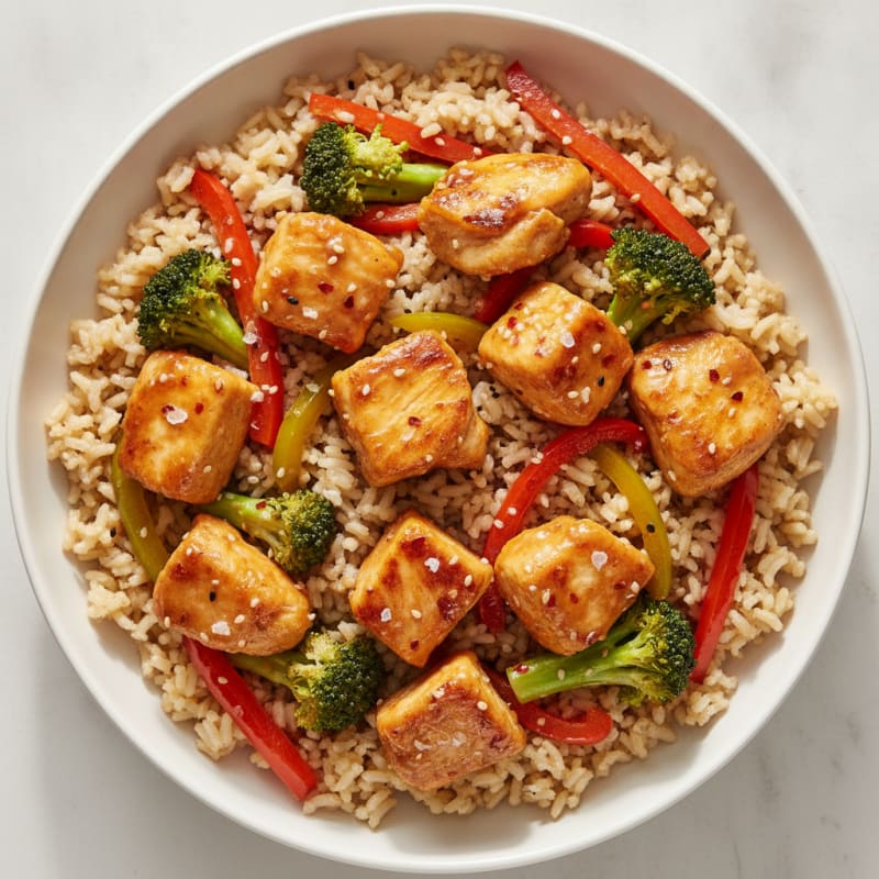 Clean General Tso's Chicken Stir-Fry