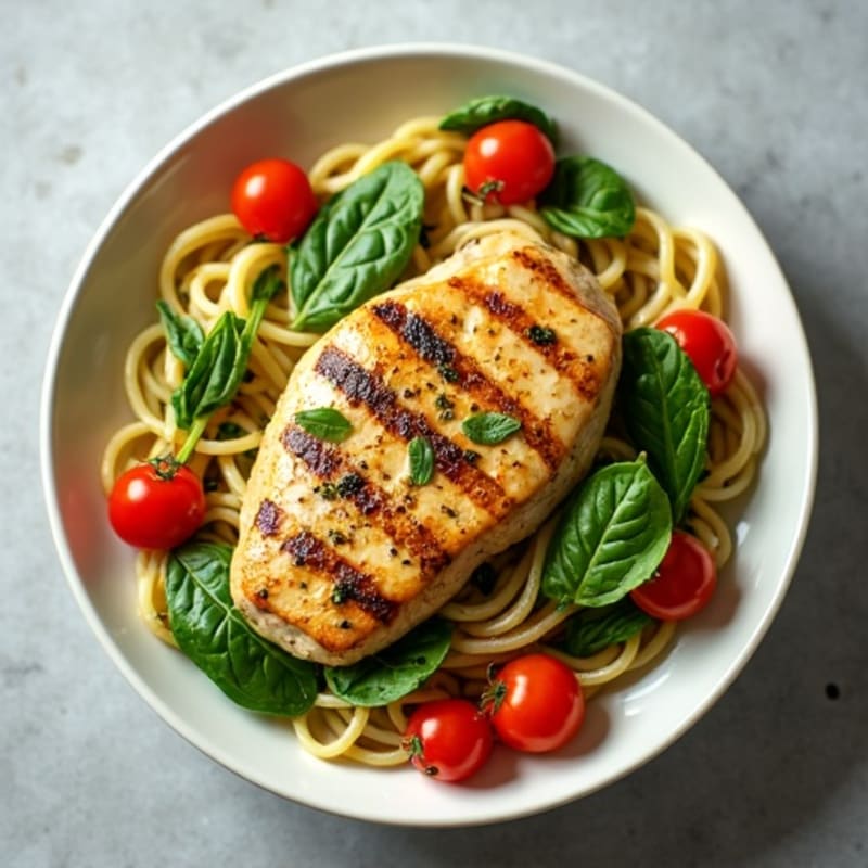 Fresh Chicken Pesto Pasta