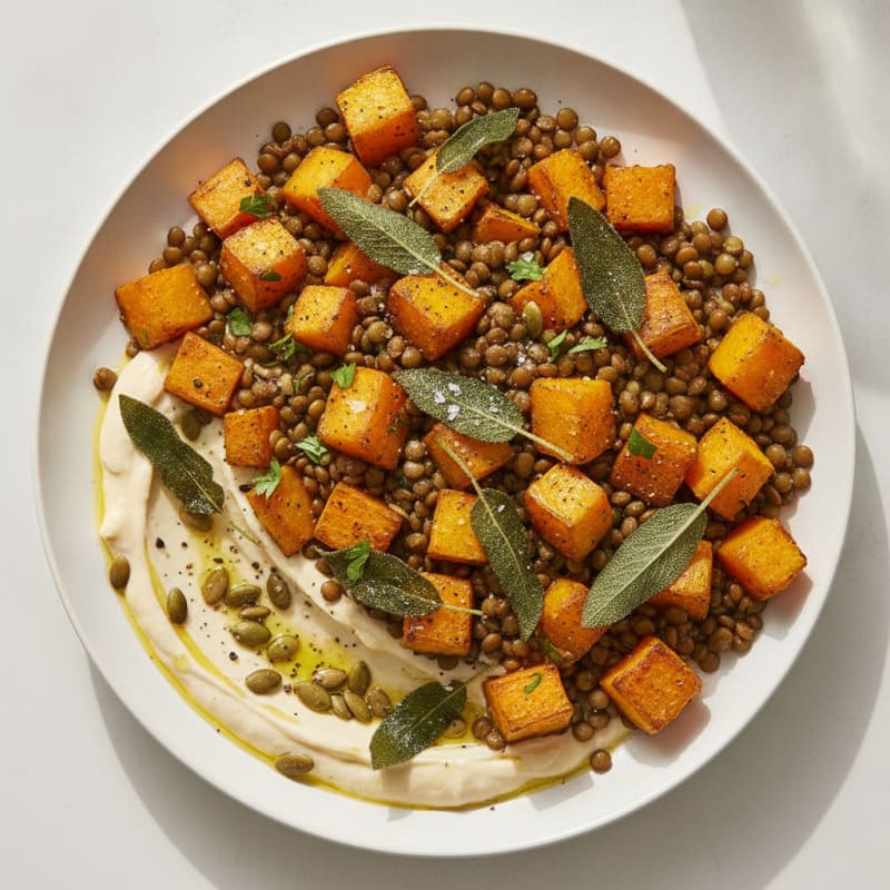 Roasted Butternut Squash with Sage