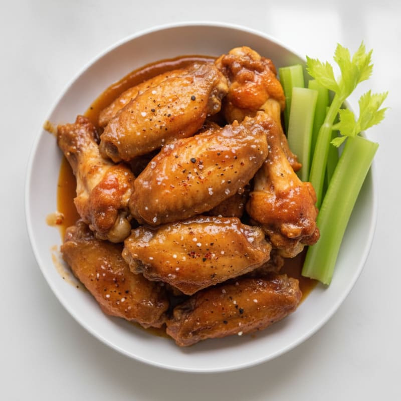 Sweet and Spicy BBQ Chicken Wings