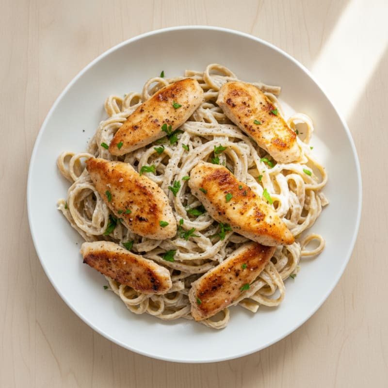 Chicken Alfredo Fettuccine Pasta