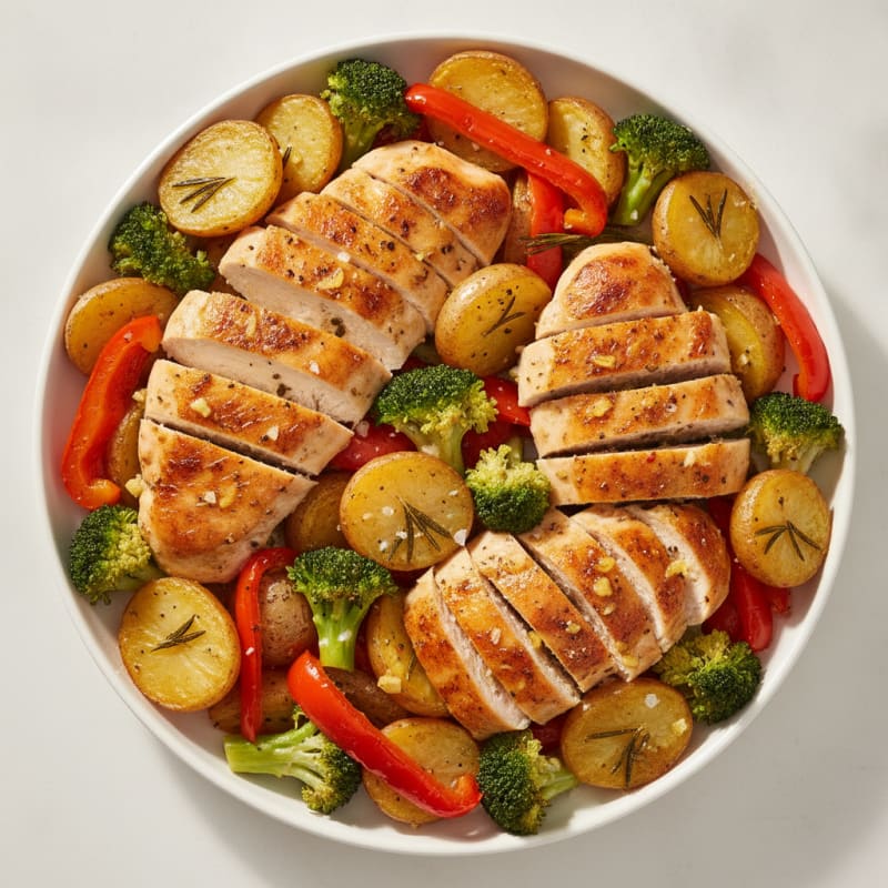 Sheet Pan Lemon Herb Chicken and Veggies