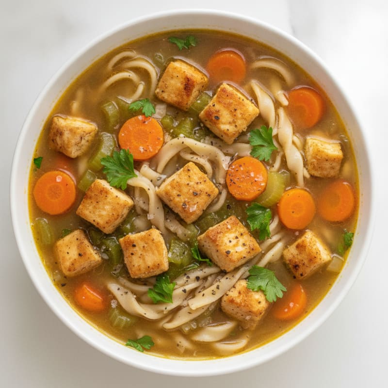 Savory Chicken and Vegetable Noodle Soup