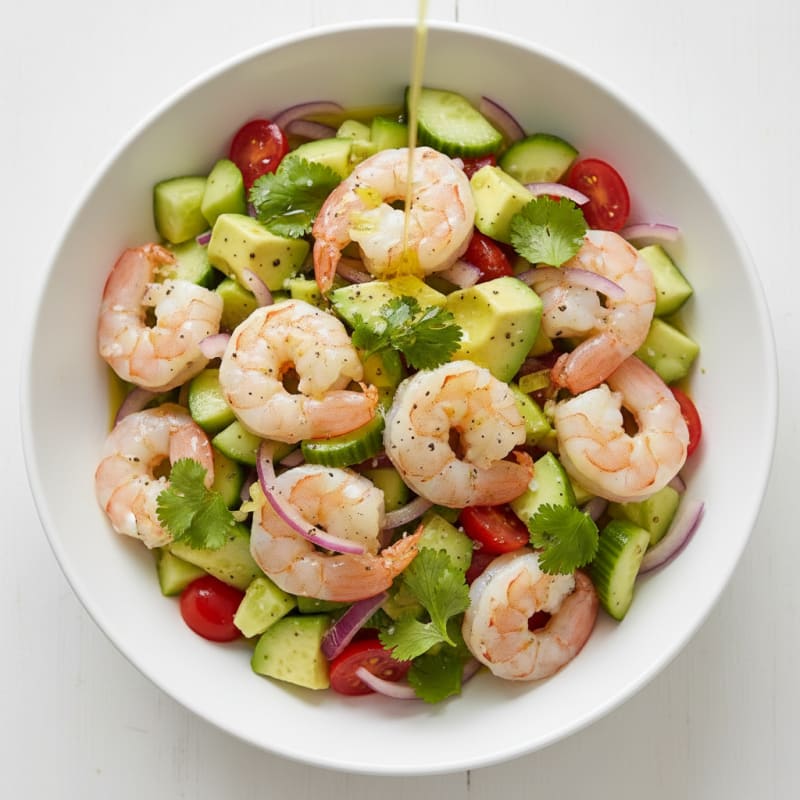 Shrimp Avocado Ceviche with Citrus Marinade