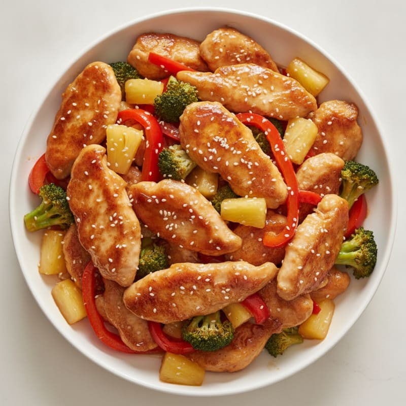 Sweet and Sour Chicken Stir-Fry