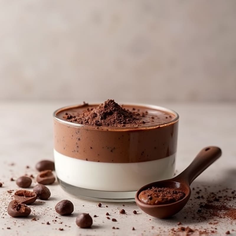 Chocolate Protein Pudding with Chia Seeds