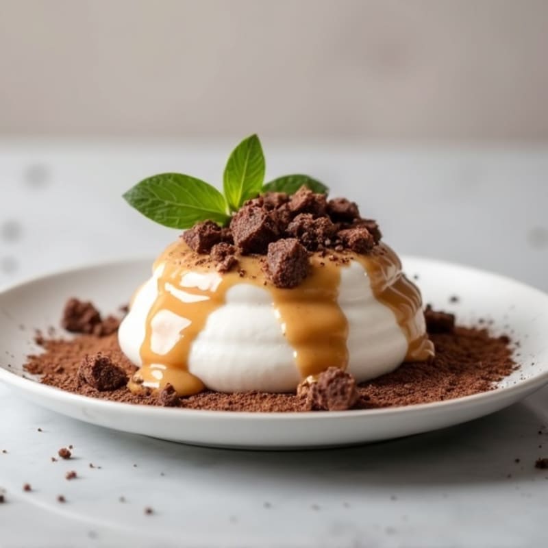 Silky Greek Yogurt with Chocolate Protein and Almond Butter