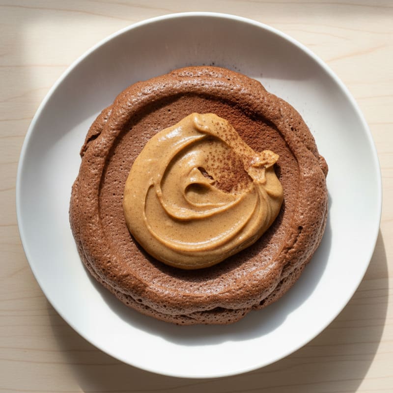 Silky Chocolate Protein Pudding with Almond Butter